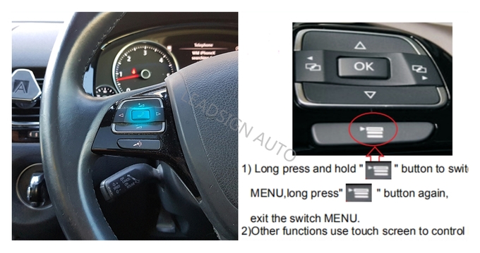 Apple CarPlay Multimedia Video Interface For VW Touareg OEM Radio 1