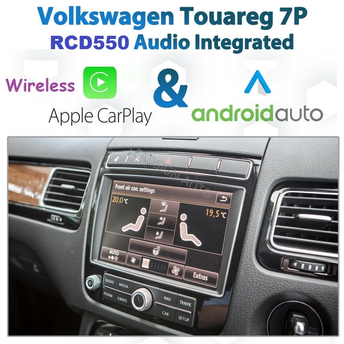 Apple CarPlay Multimedia Video Interface For VW Touareg OEM Radio 5