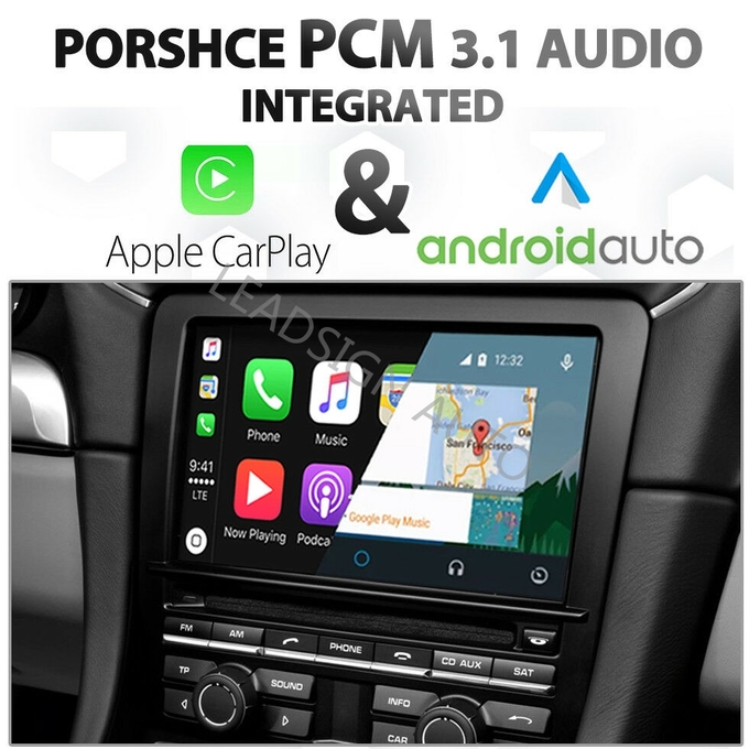 Build In PORSCHE Multimedia Interface , Android Auto Display For Targa 4 GTS 8
