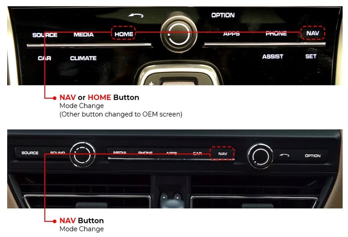 Advanced PORSCHE Multimedia Interface , Android Auto Interface For Cayman 2016 2
