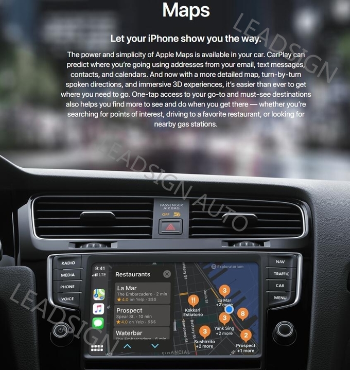 Automotive Multimedia Video Interface Golf MK7 VW VOLKSWAGEN With WhatsApp 13