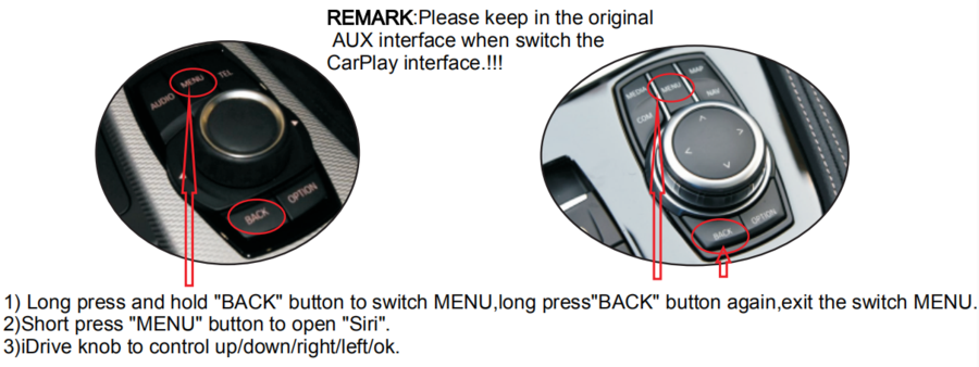 5.8G CarPlay Multimedia Video Interface F13 Android Carplay For BMW X5 X6 0